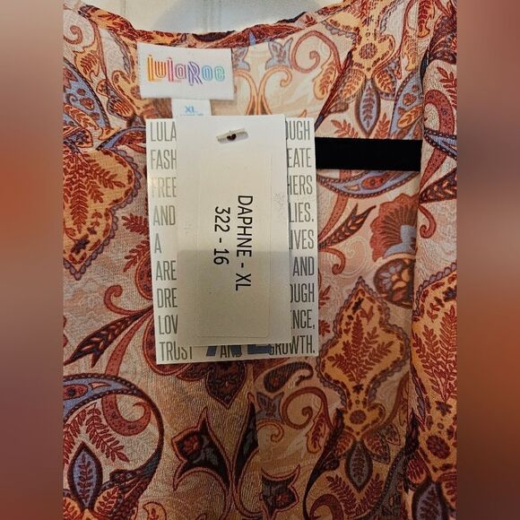 #107 LULAROE- DAPHNE OVERLAYS- VARIOUS COLORS AVAILABLE- SEE BELOW. - Picture 4 of 9